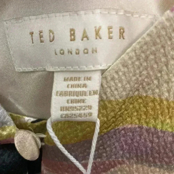 NWT Ted Baker Warrenn Front Button Dress - Picture 6 of 10